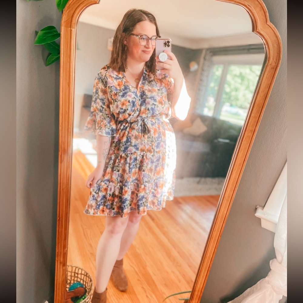 Floral Print Women's Dress
